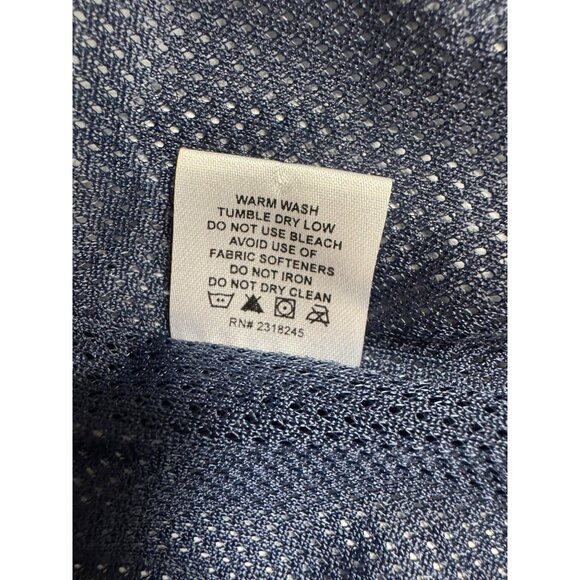 Vineyard Vines Rain Jacket Women S Stow Go Windbreaker Hoodie Navy Blue Pockets - Picture 12 of 12